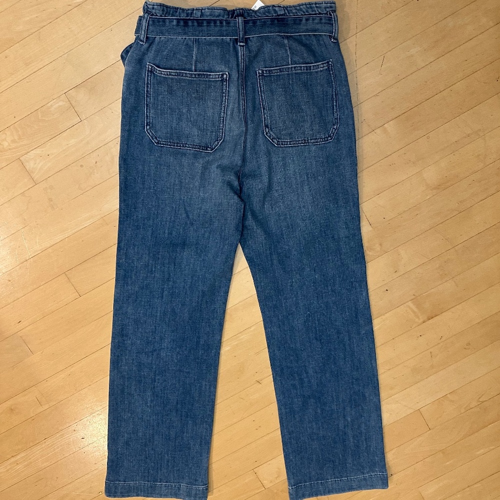 NEW J. Crew wide leg, high waist, trouser jeans, 27Tall - Picture 4 of 4